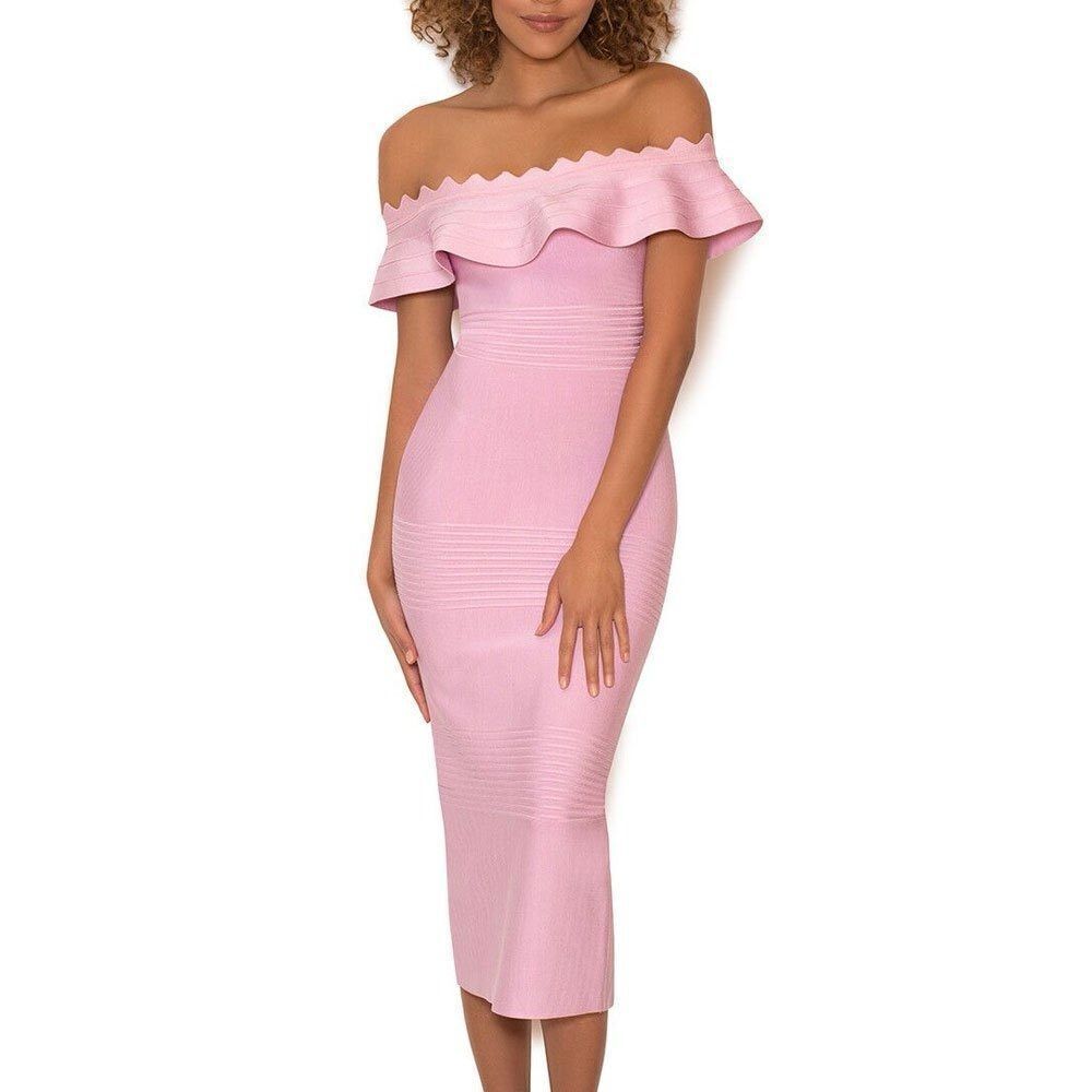 Women Dress Pale Pink Color Size XS